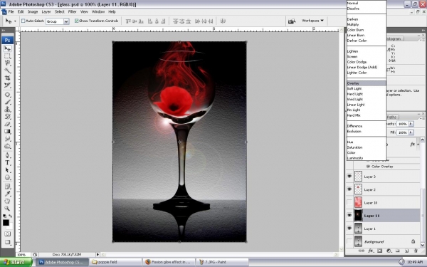 Creation of glass opo jal??: Step 9